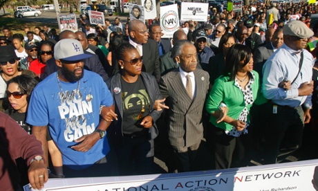 Lucia McBath, Tracy Martin, Sybrina Fulton, Rev. Al Sharpton, Phyllis Giles