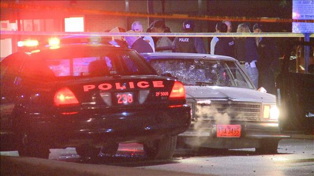 police involved shooting chase