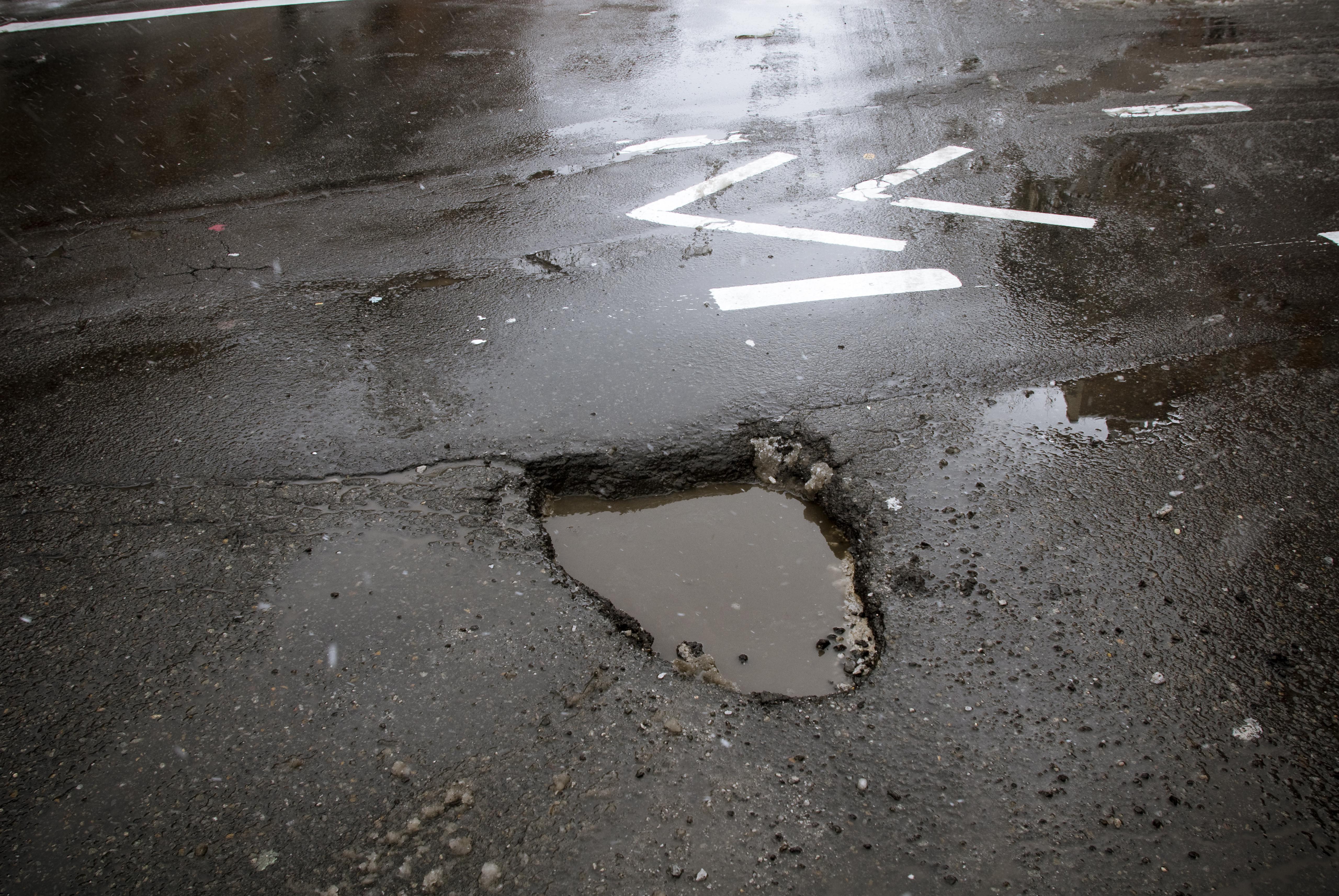 winter wear and tear on the streets