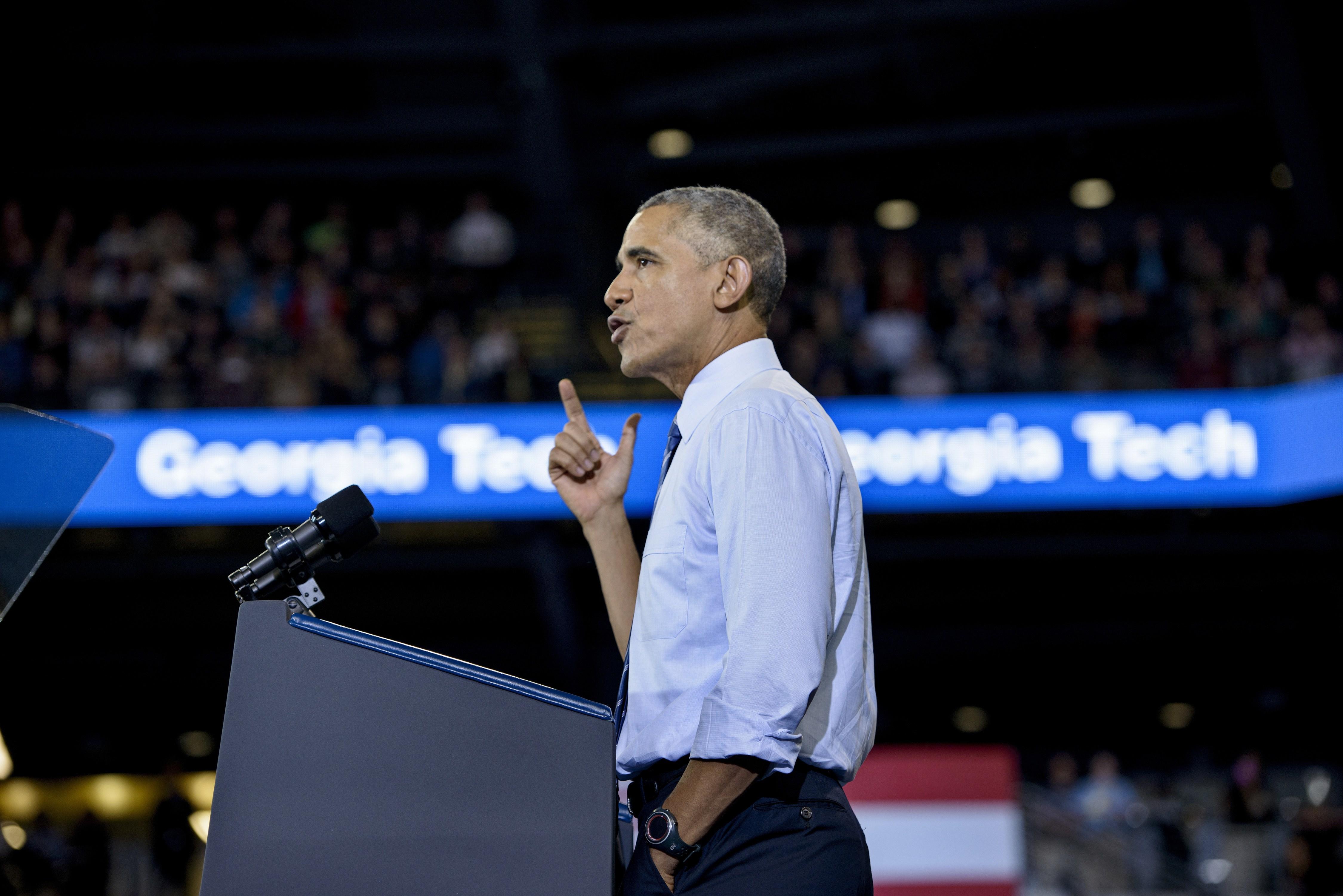 President Obama Speaks at Georgia Tech