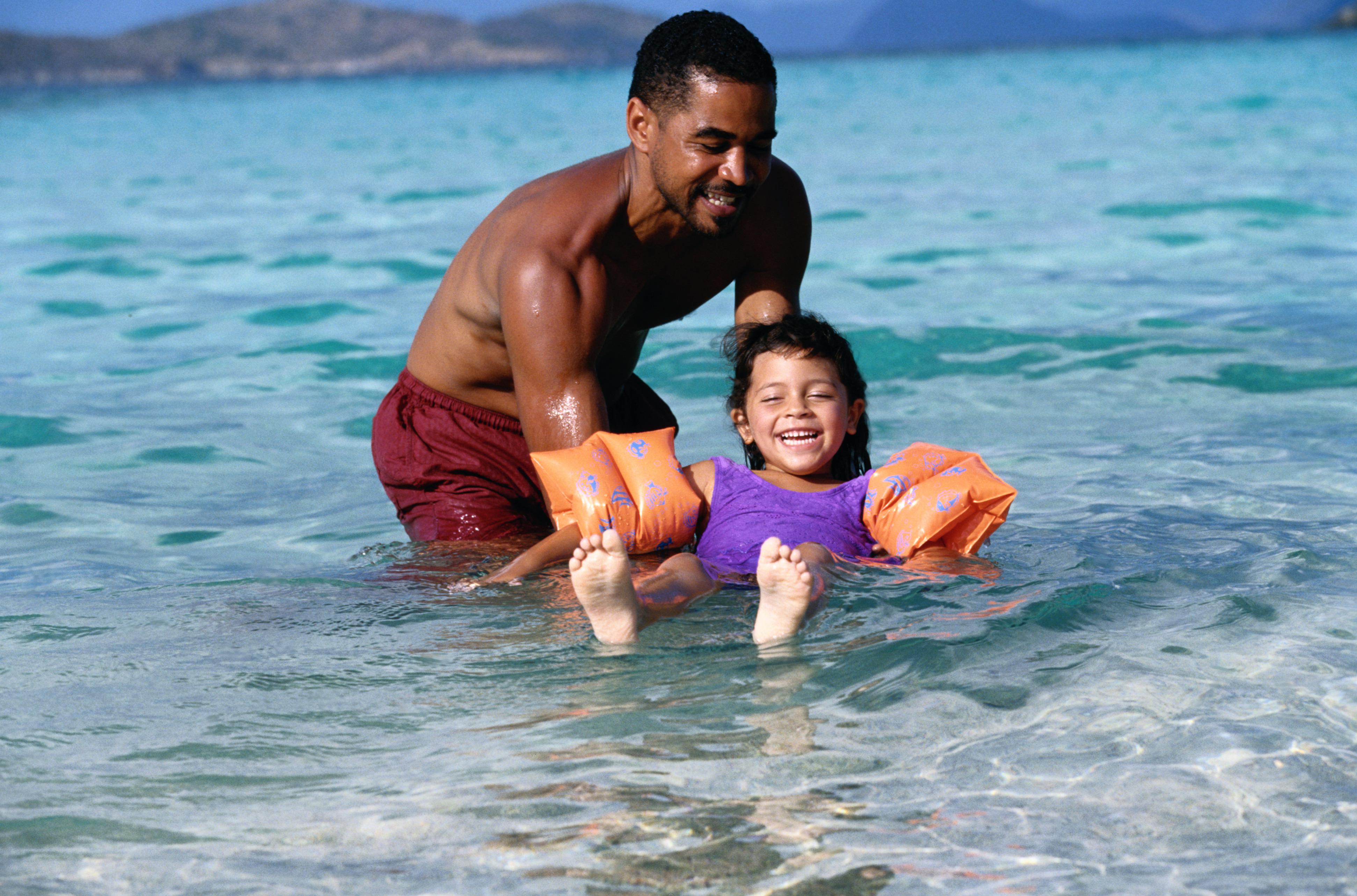 Father Playing with Daughter