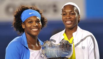 Serena (L) and Venus Williams of the US