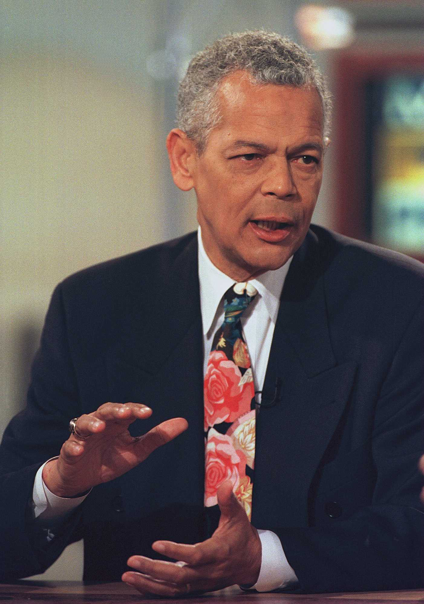 Long-time civil rights activist Julian Bond