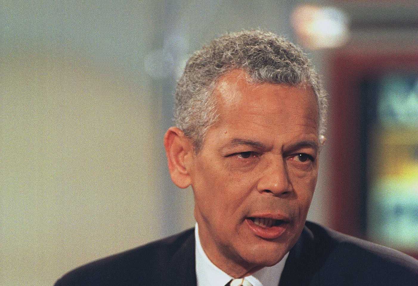 Long-time civil rights activist Julian Bond