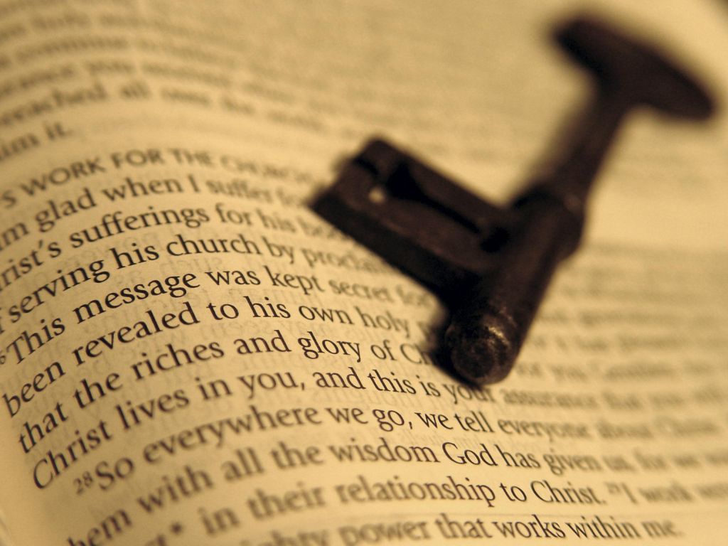 Key on a Bible