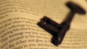 Key on a Bible