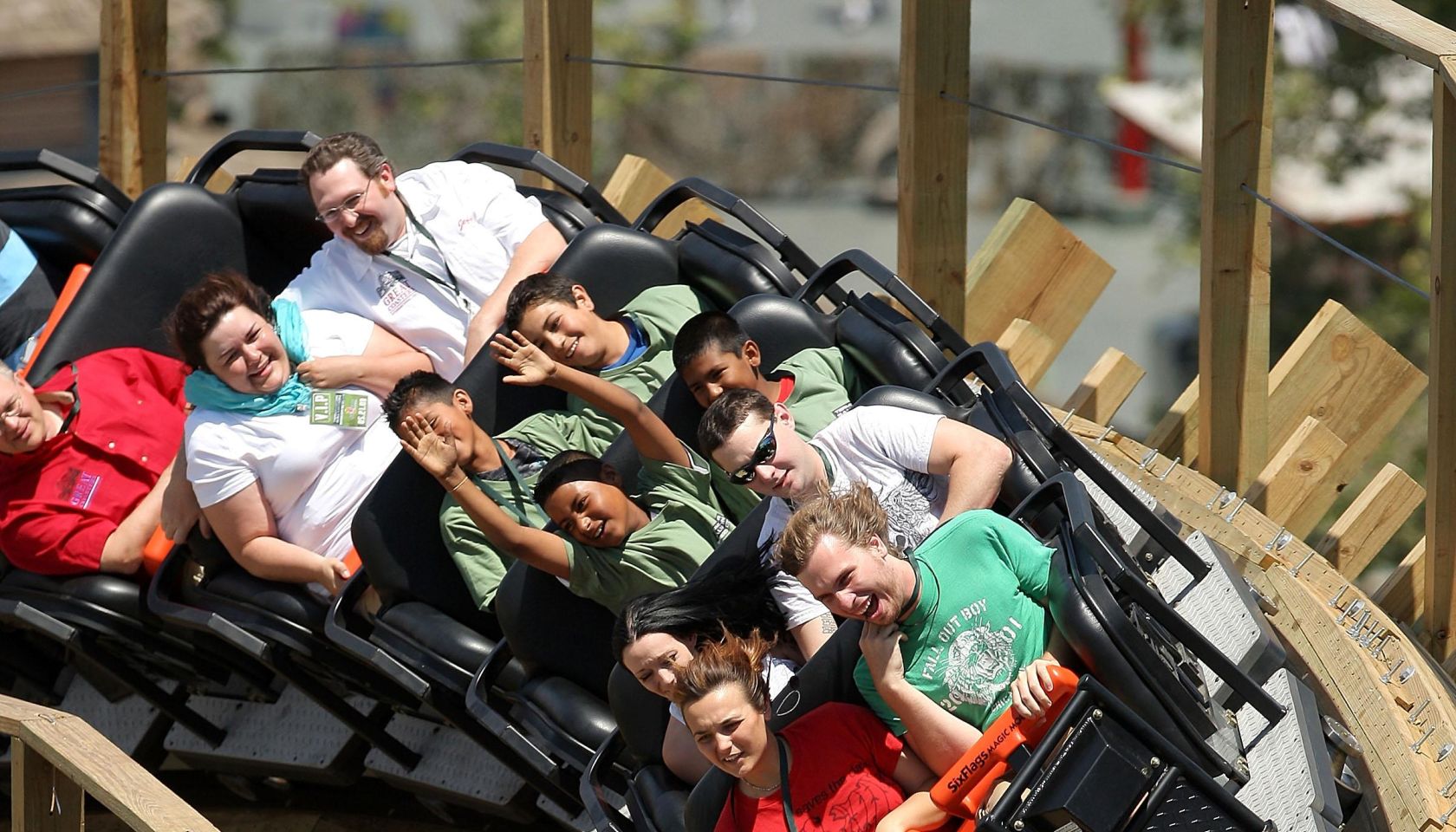 Terminator Salvation: The Ride Media Day At Six Flags Magic Mountain