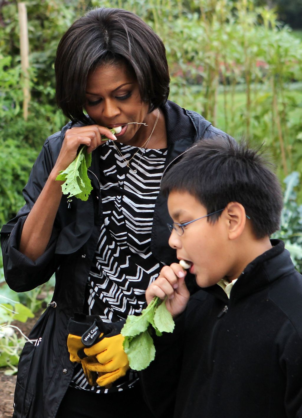 First Lady Hosts White House Kitchen Garden Fall Harvest