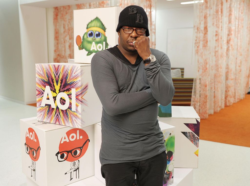 Bobby Brown Stops By The AOL Studio In NY For AOL Music Interview