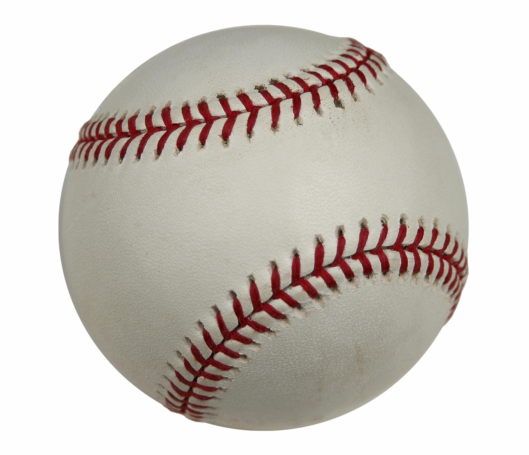 Baseball with clipping path