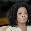 US talk show queen Oprah Winfrey looks o