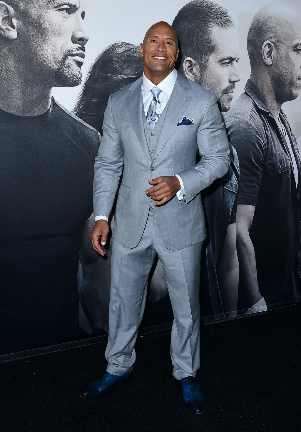 Dwayne Johnson attends Universal Pictures' 'Furious 7'