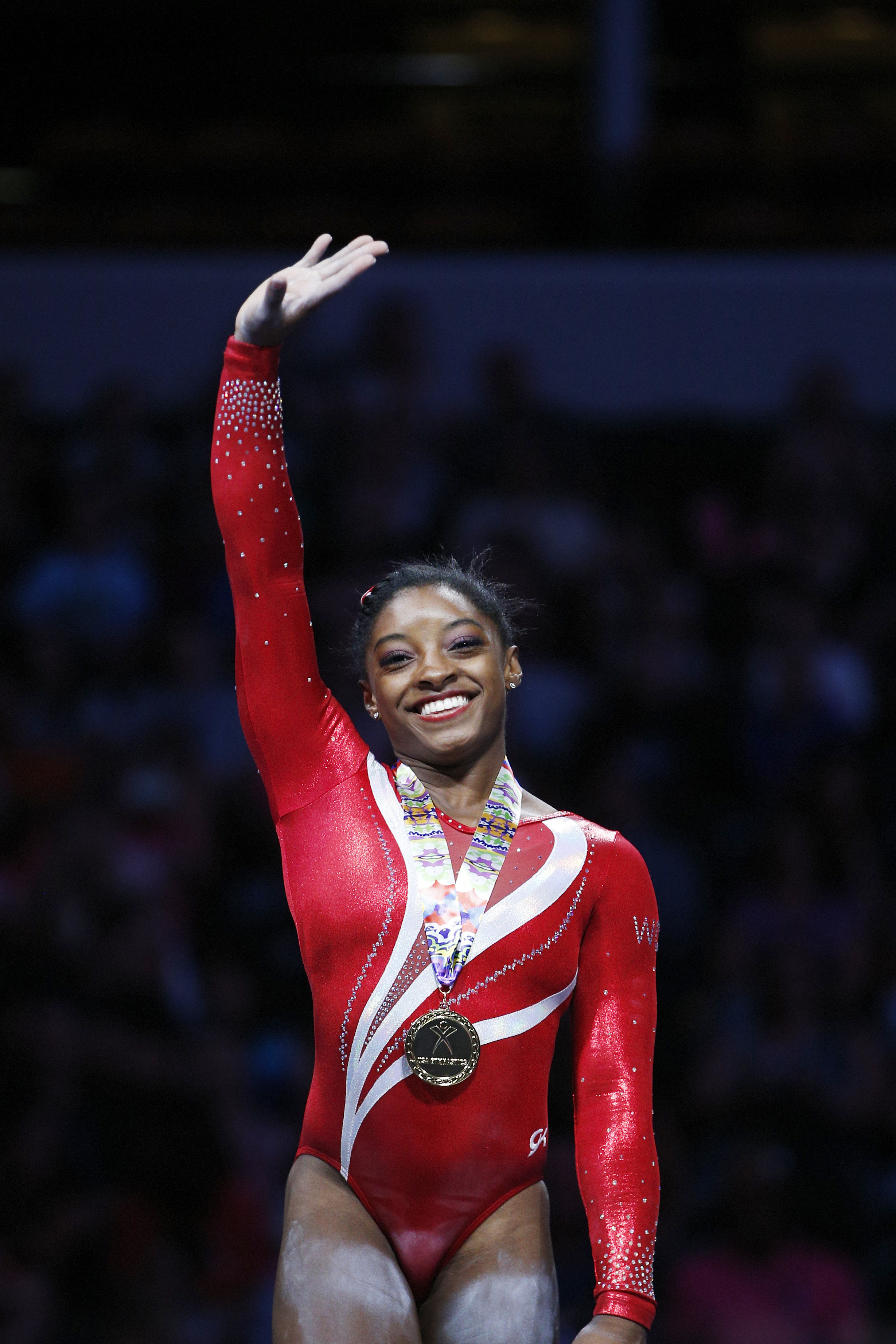Simone Biles Fulfills Dream With Houston Texans Cheerleader