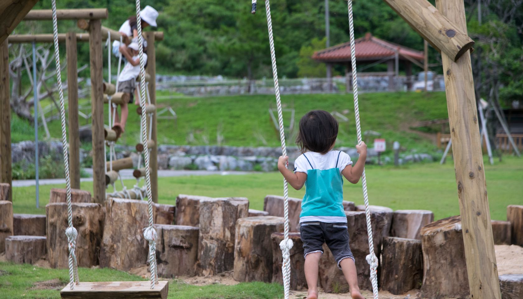 Girl playing