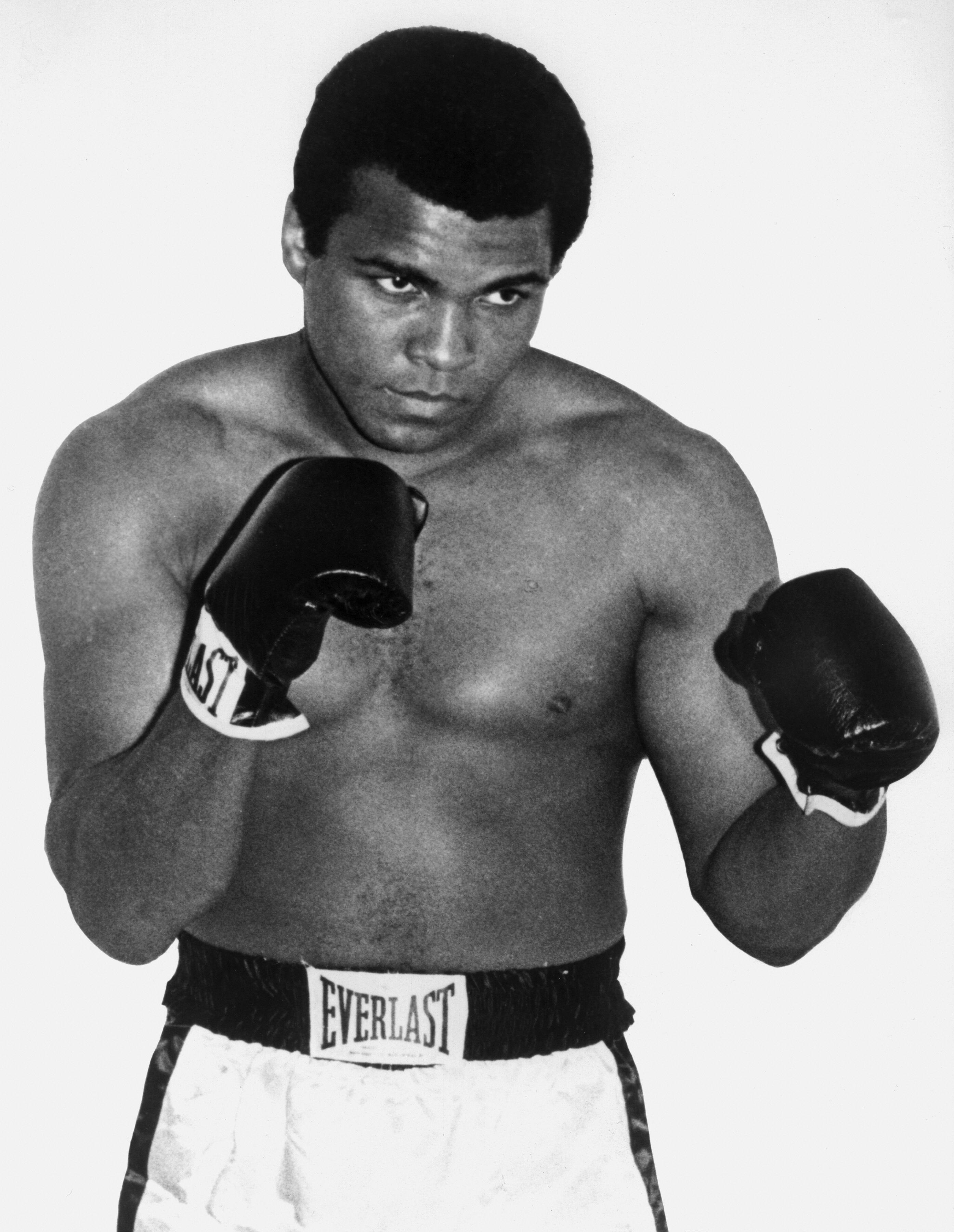 A portrait of Muhammad Ali