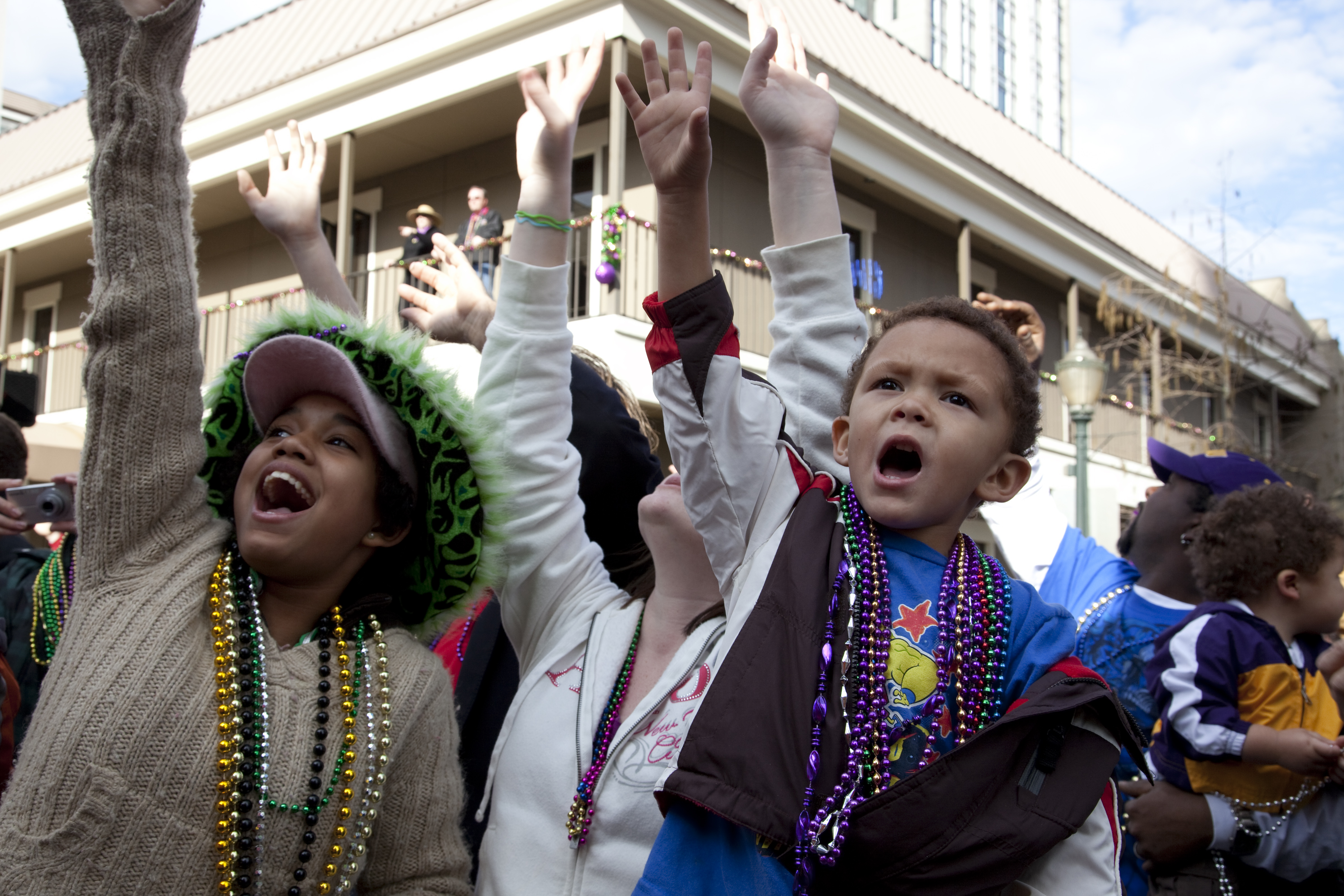 Spectators, Mardi Gras, Mobile, Alabama