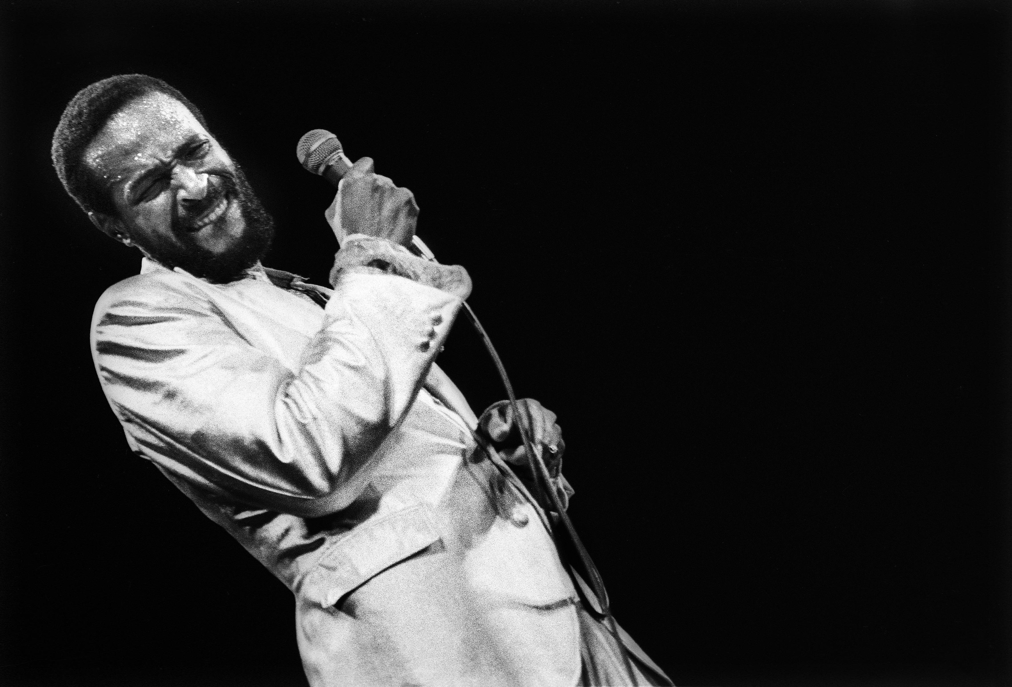 Marvin Gaye Performs In Rotterdam