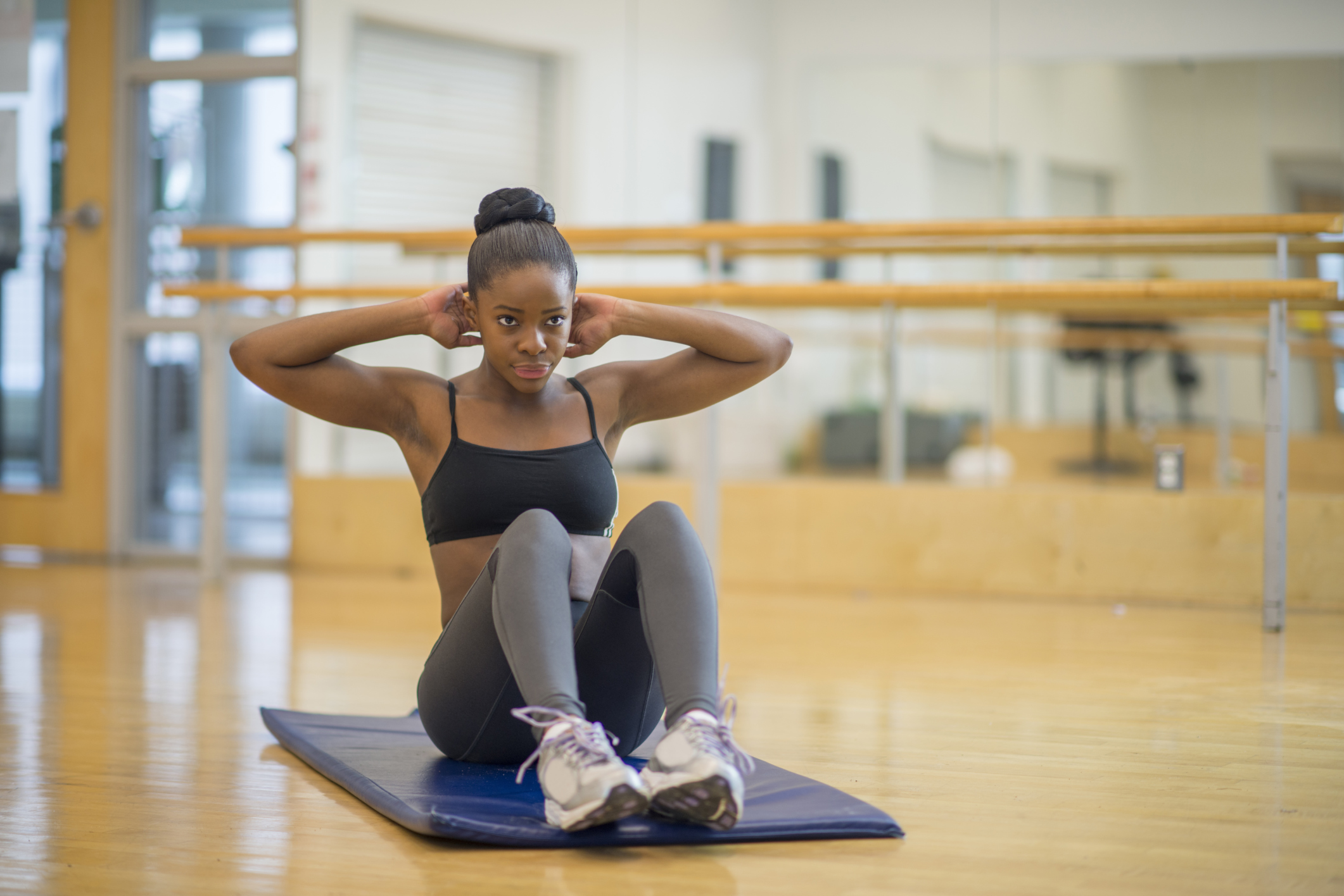 Sit Ups at the Gym