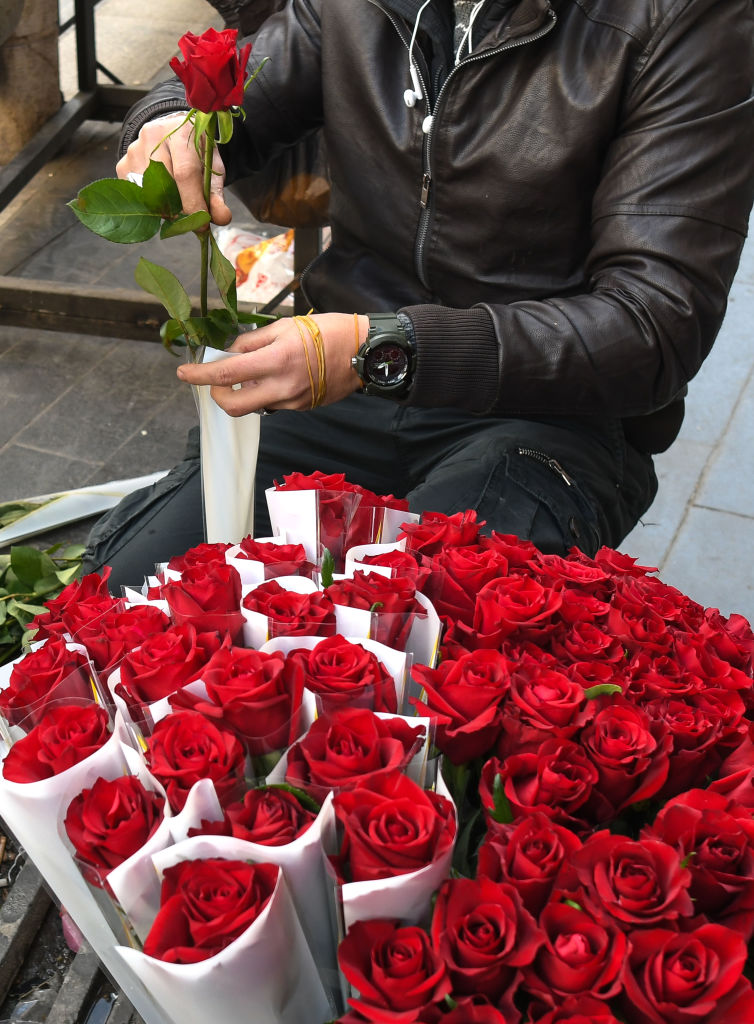 Valentine's Day Celebrated In Amman