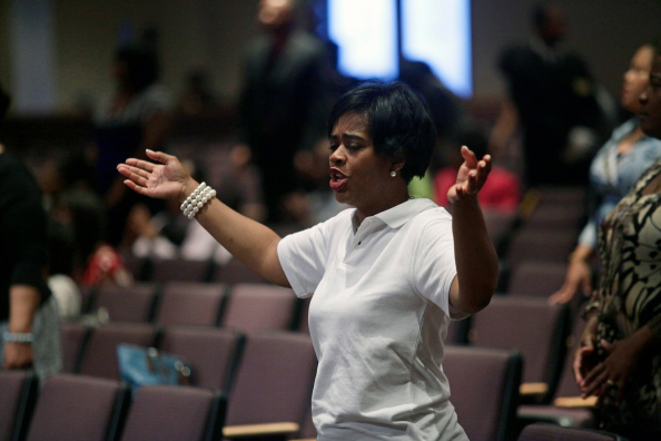 Ferguson Residents Attend Sunday Service At Local Church