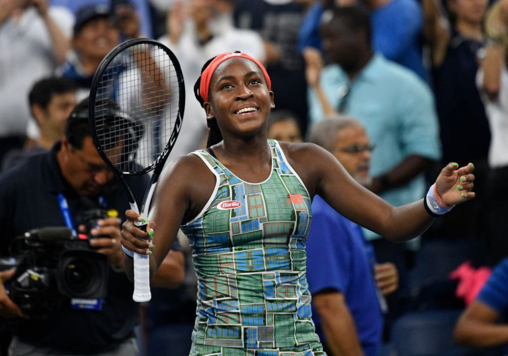 Coco Gauff Wins At U.S. Open Debut Praise Cleveland