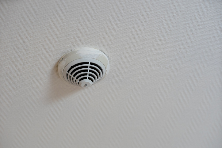 Close-Up Of Smoke Detector