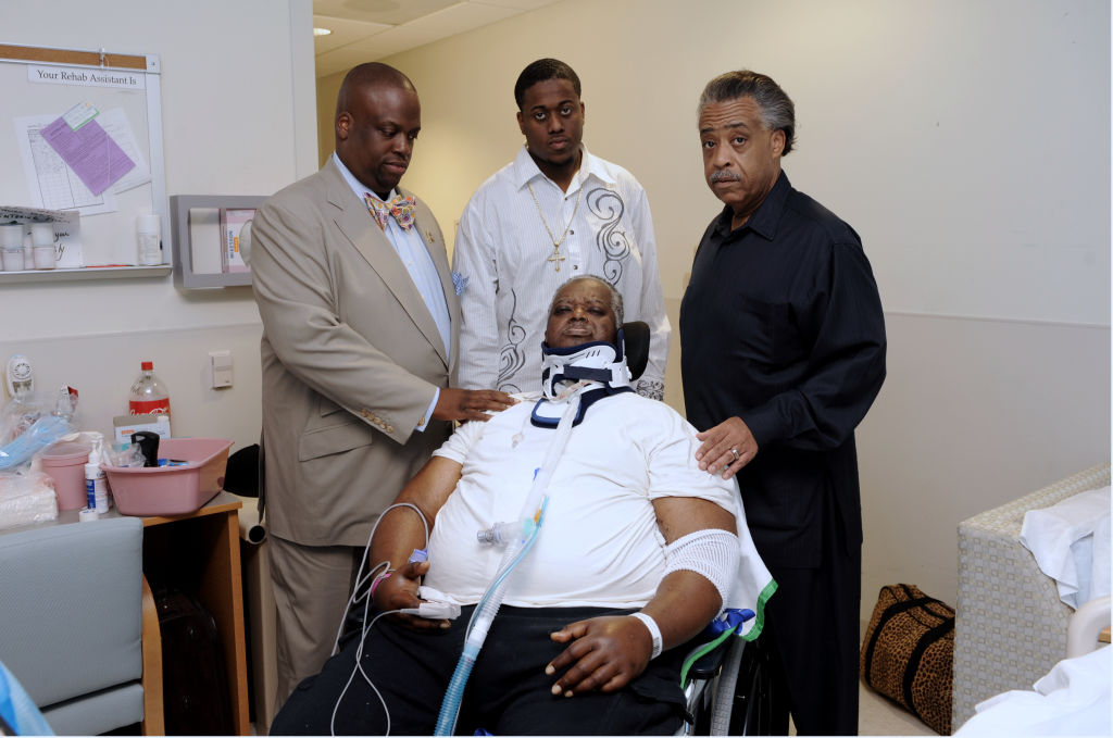 Pastor Timothy Wright in his room at the Kessler Institute f