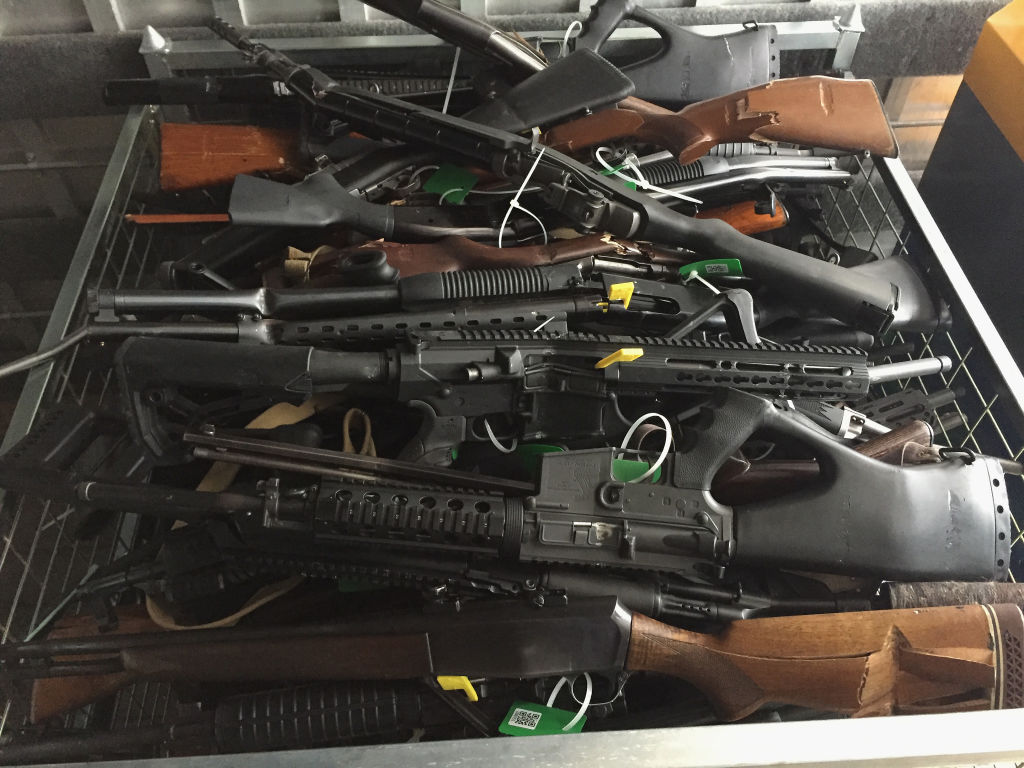 New Zealanders Surrender Firearms As Gun Buy Back Scheme Begins