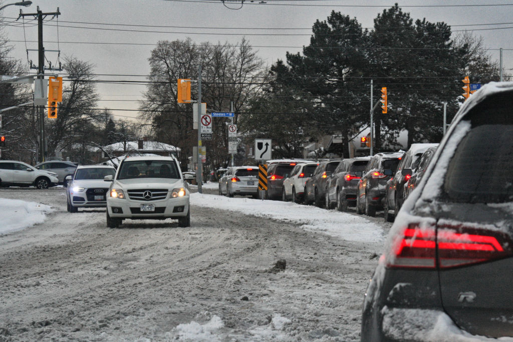 Aftermath Of Snowstorm In Toronto