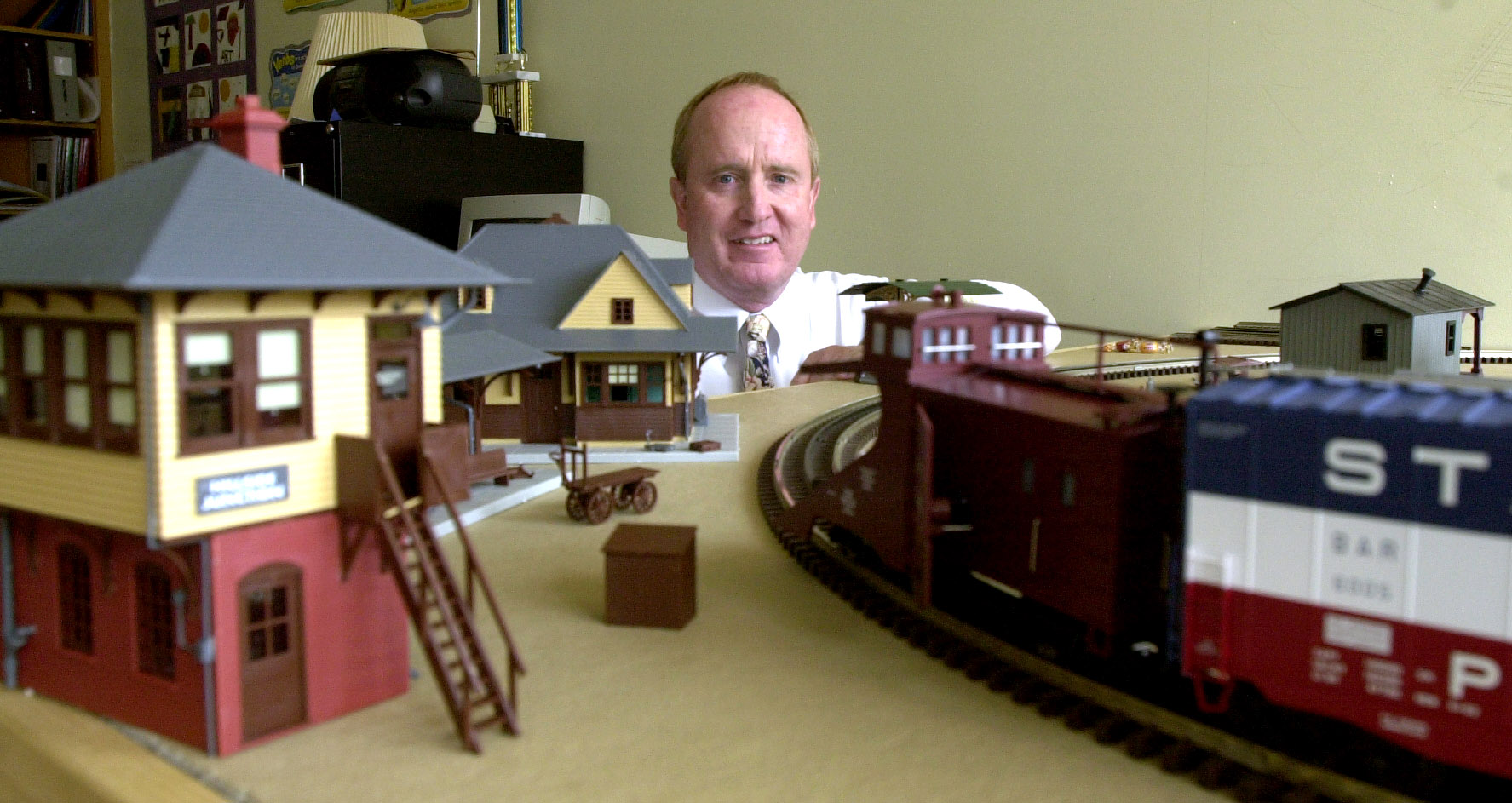 Bill Mullen, a special ed teacher at Loranger Middle School in OOB, has started a train project for ...