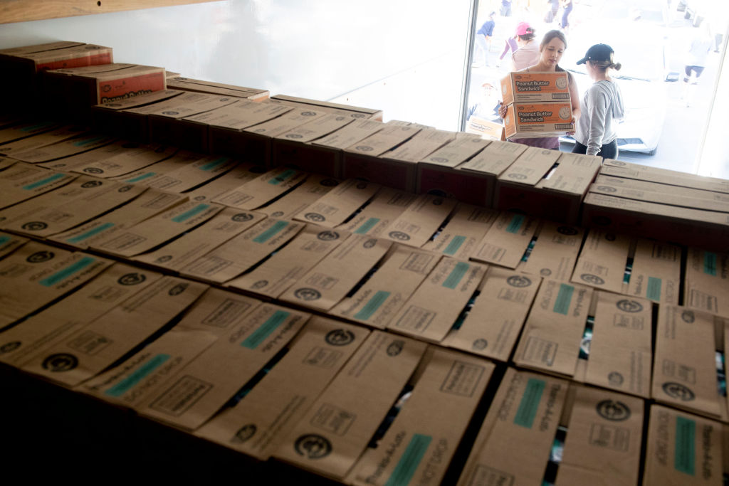 GIRL SCOUT COOKIE MEGA DROP IN ANAHEIM