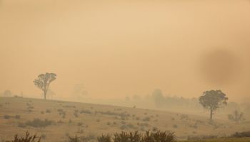 Smoke Covers East Gippsland Following Devastating Bushfires