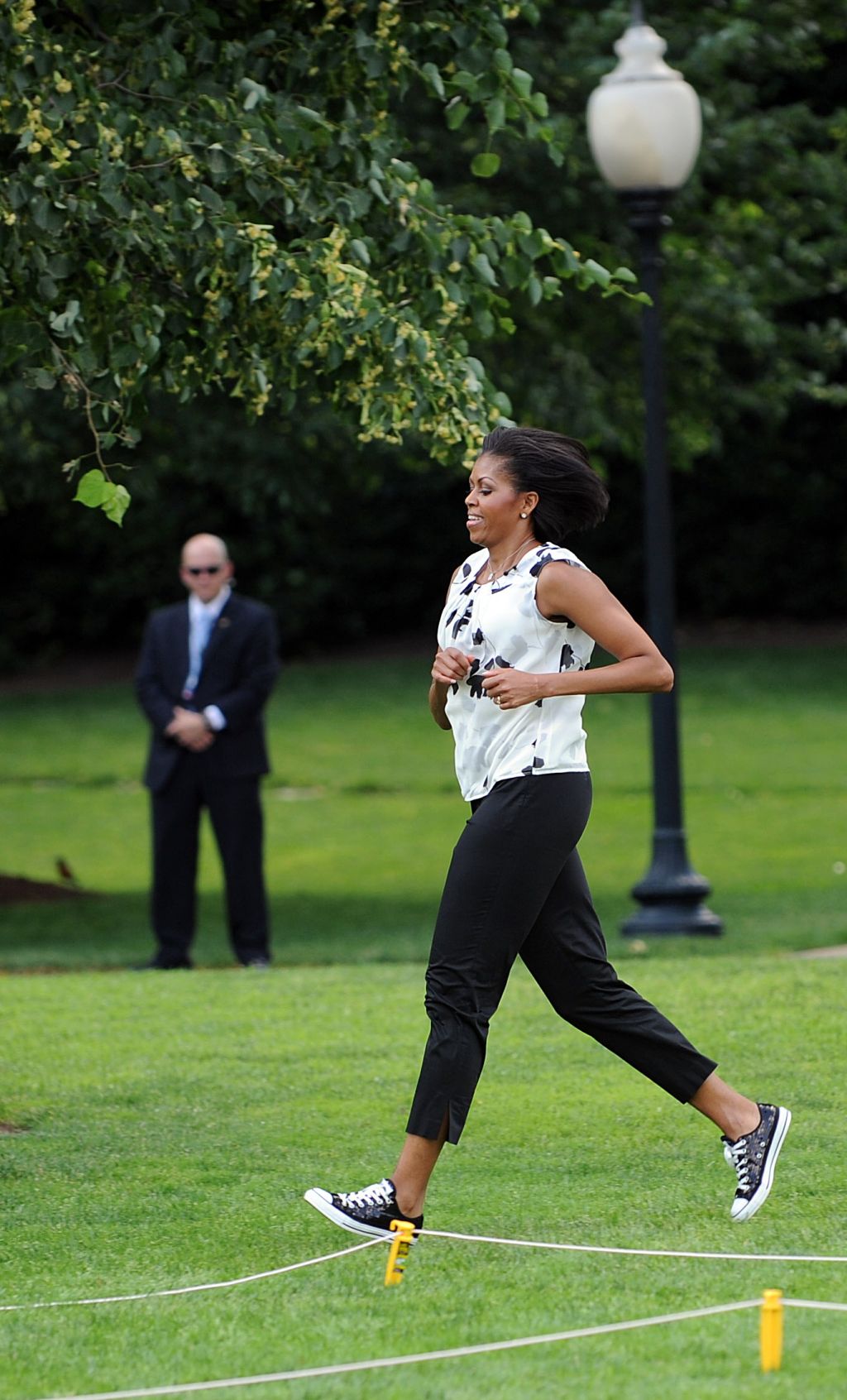US First Lady Michelle Obama kicks off t