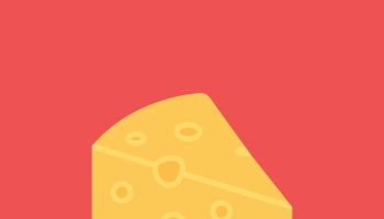 Cheese Flat Icon. Flat Vector Illustration Symbol Design Element