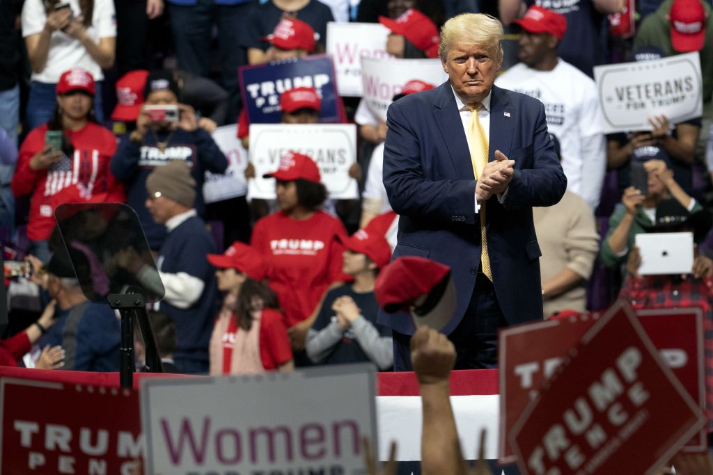 US President Donald Trump's campaign rally in Colorado
