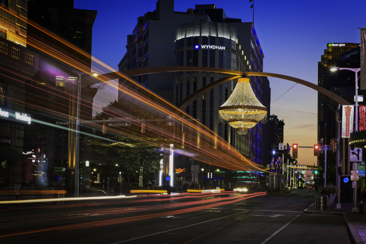 Crystal Chandelierat PlayHouse Square