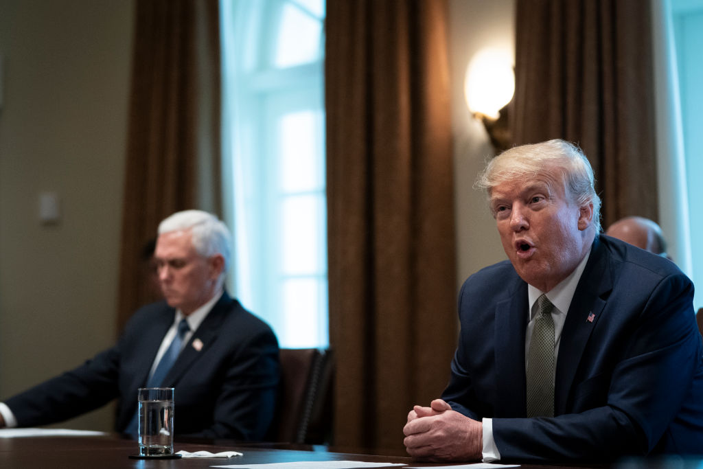 President Trump And Vice President Pence Meet With Tourism Executives To Discuss Response To Coronavirus Disruption