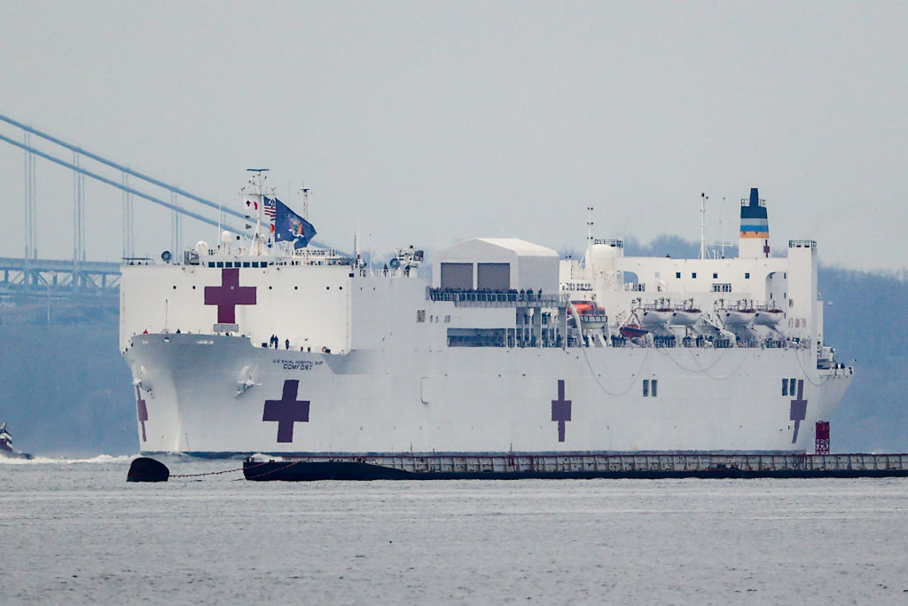 NEWS: MAR 30 Coronavirus in New York USNS Comfort